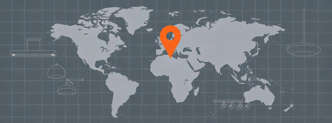 Kenall project support office map illustration